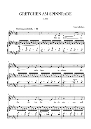 Gretchen am Spinnrade, D. 118 (G-sharp minor)