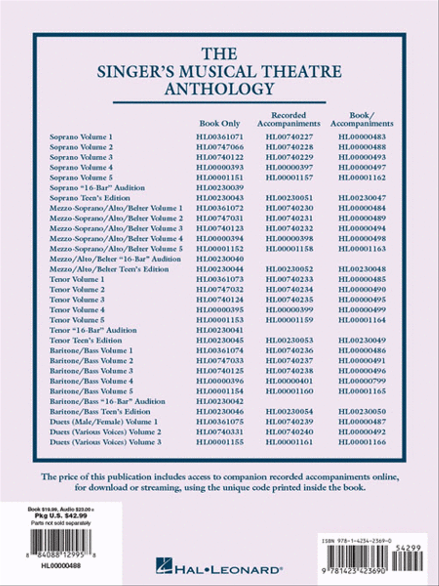Singer's Musical Theatre Anthology – Volume 2 Voice Solo scores gallery preview page 9