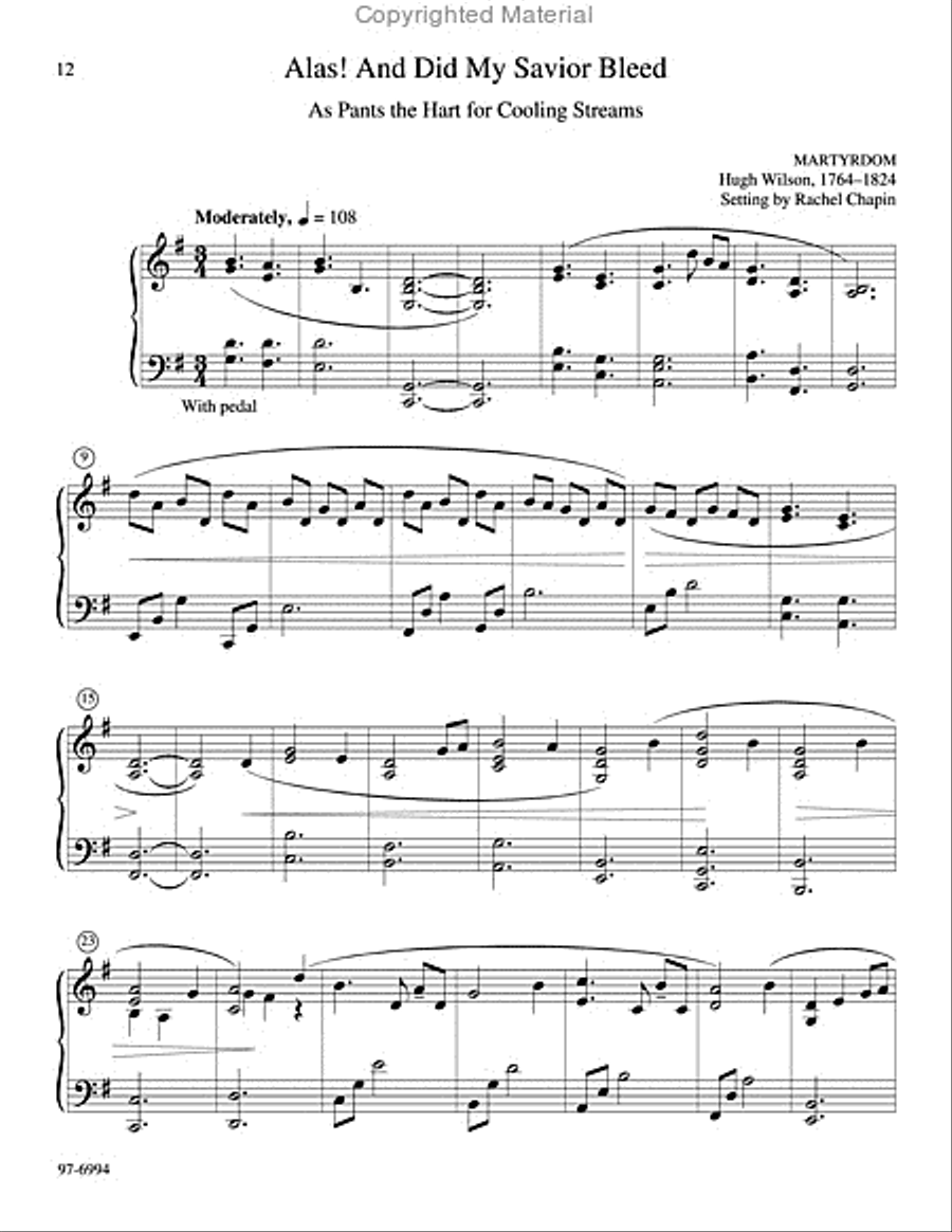 The Cross of Christ: Six Lenten Pieces Piano Solo scores gallery preview page 5