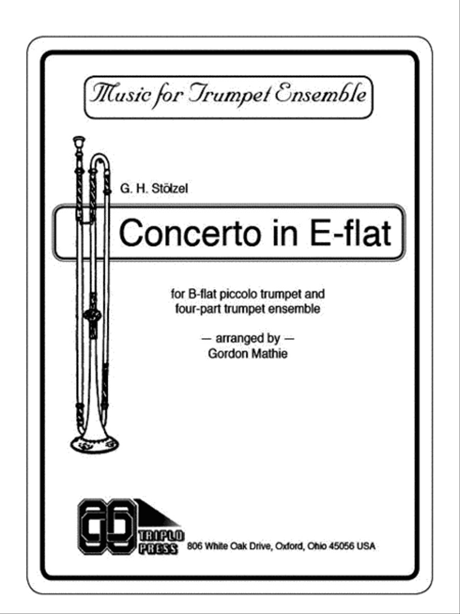 Concerto in E-flat Small Ensemble scores gallery preview page 1