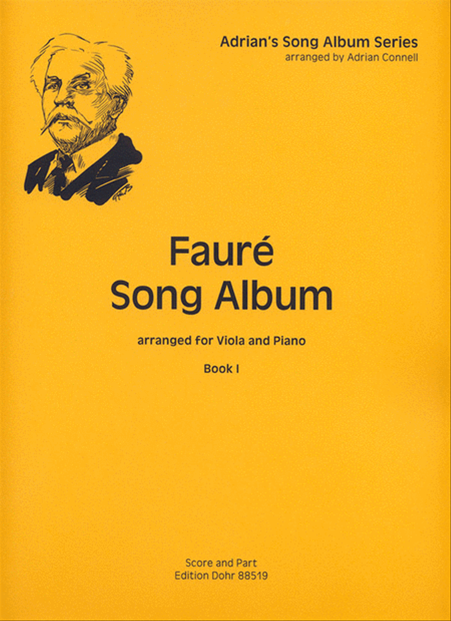 Fauré Song Album I (für Viola und Klavier) Piano Accompaniment scores gallery preview page 1