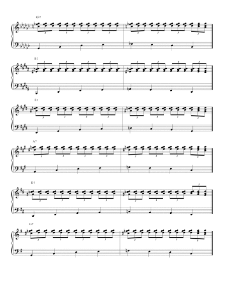 Blues Piano Practice Session 3 in All 12 Keys image number null