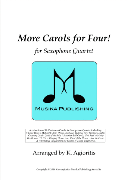 More Carols for Four! - Flute Quartet image number null