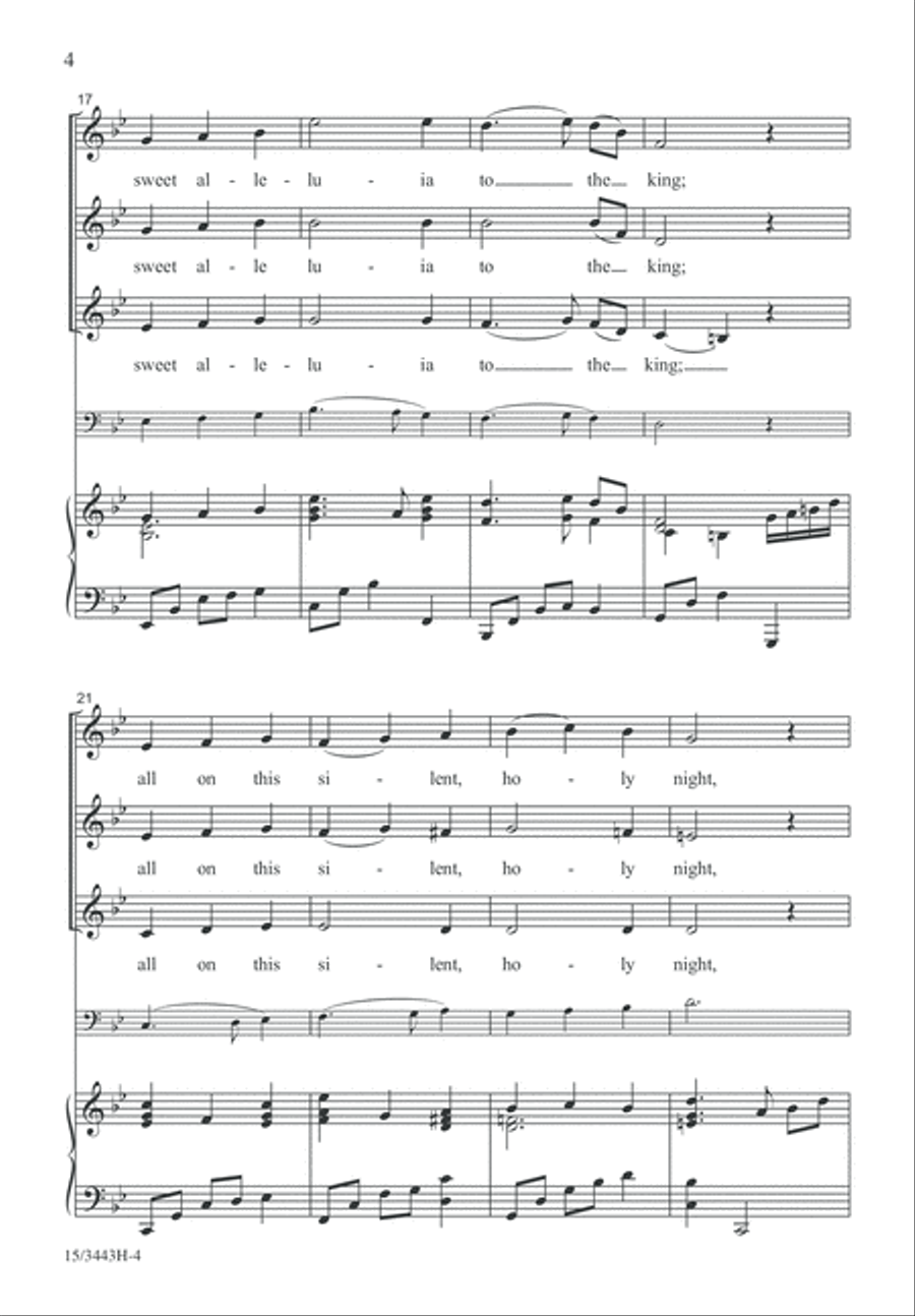 All On a Silent Night All On a Silent Night SSA scores gallery preview page 4