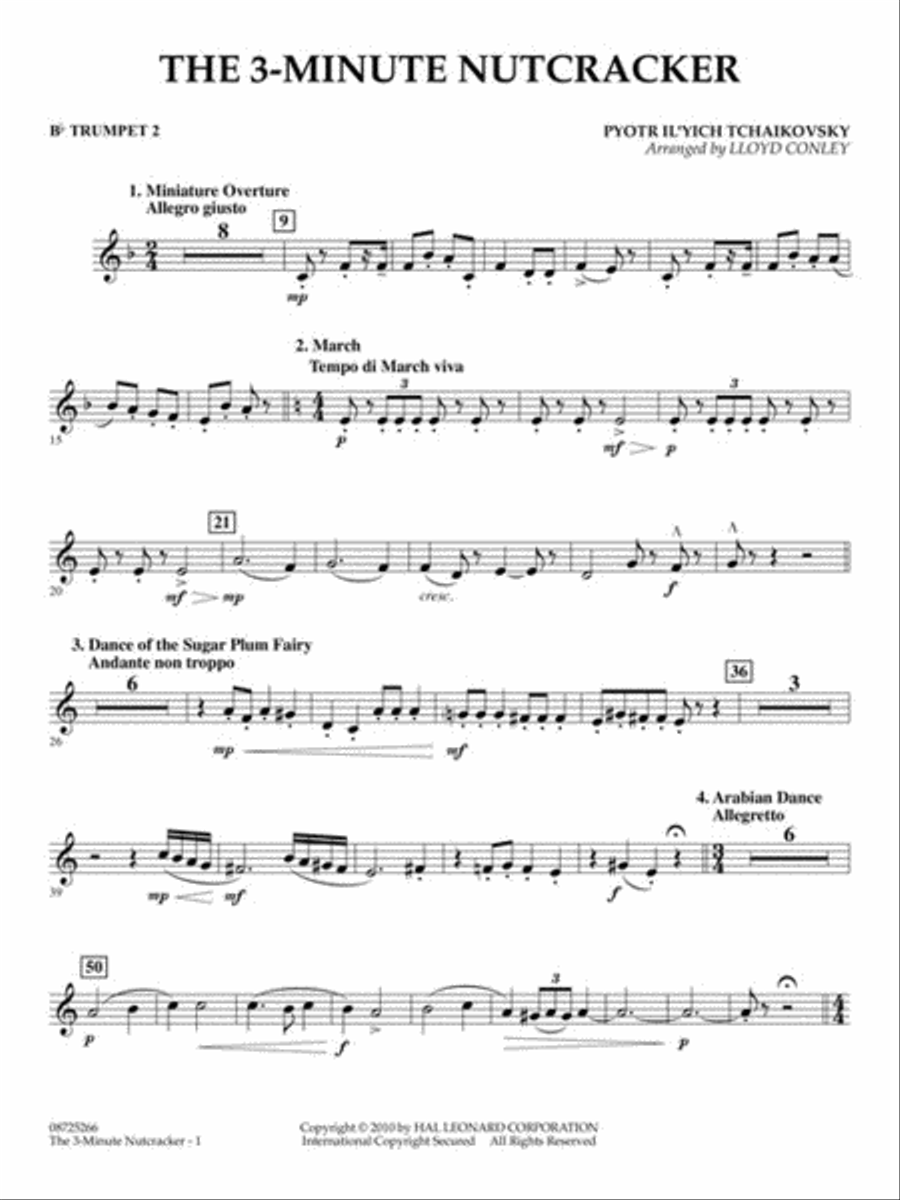 The 3-Minute Nutcracker Concert Band scores gallery preview page 6