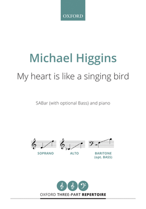 Book cover for My heart is like a singing bird