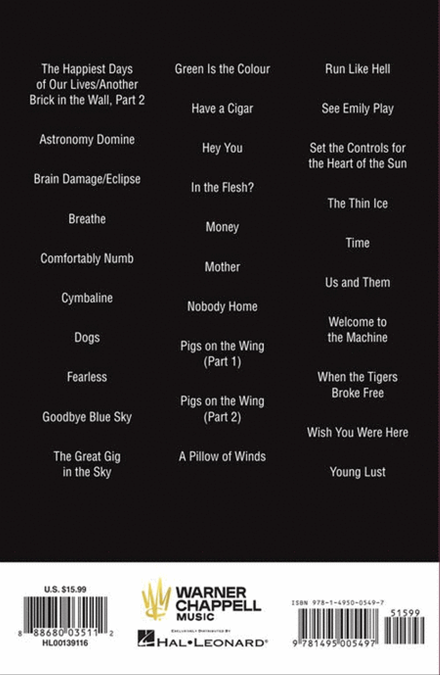 Pink Floyd – Guitar Chord Songbook Guitar scores gallery preview page 8