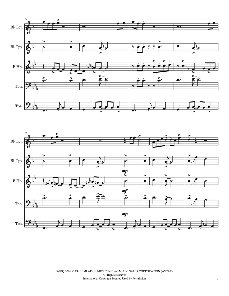 Let's Groove Let's Groove Horn scores gallery preview page 2