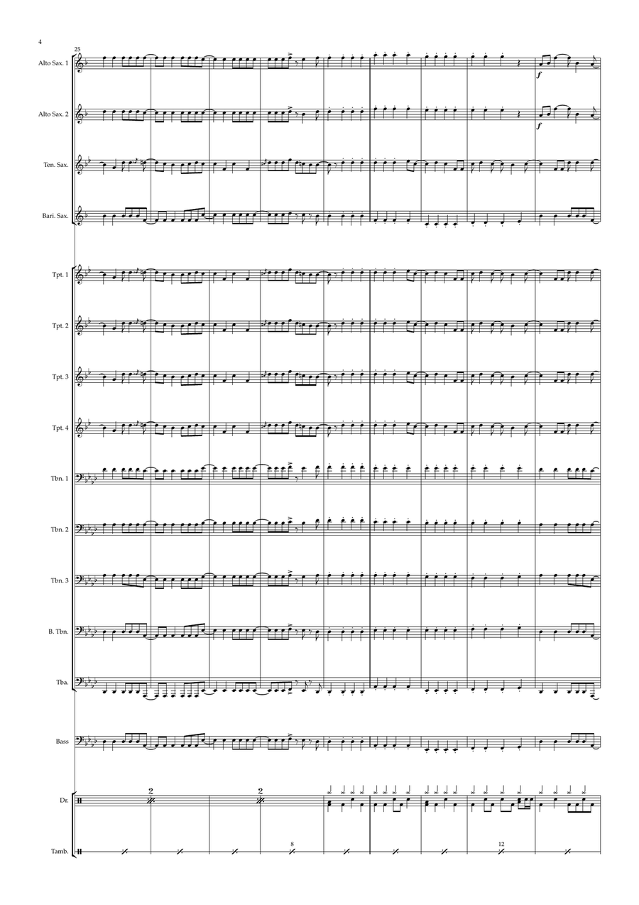 Good 4 U Jazz Ensemble scores gallery preview page 4