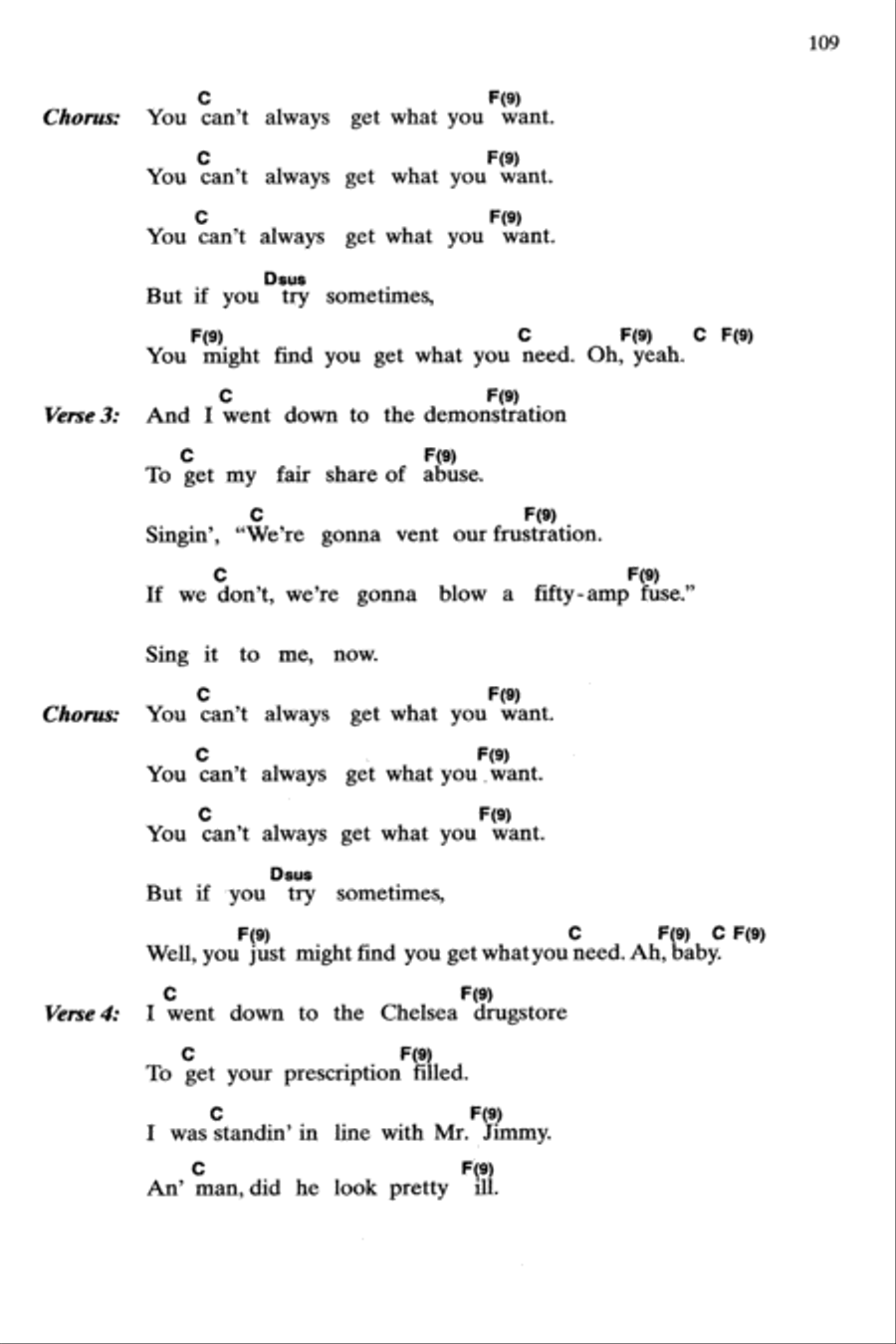 You Can't Always Get What You Want Guitar scores gallery preview page 2
