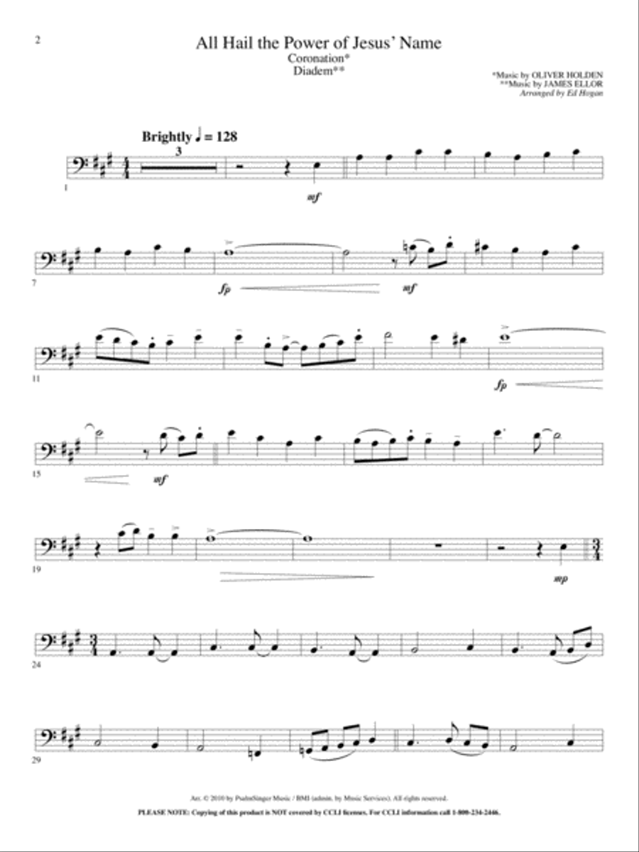Creative Hymns for Cello Cello scores gallery preview page 2