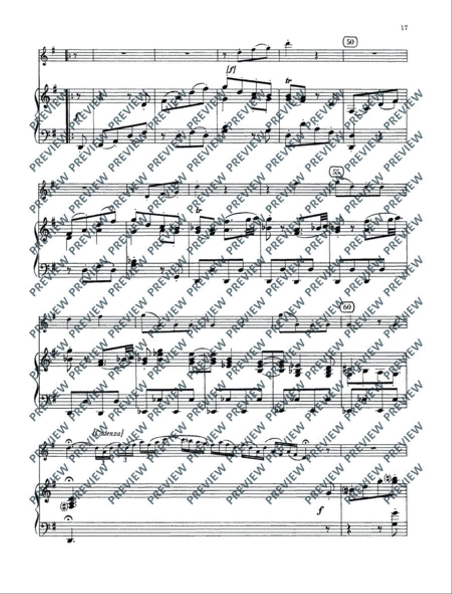 Concertino G major and Nocturne C major Oboe scores gallery preview page 18