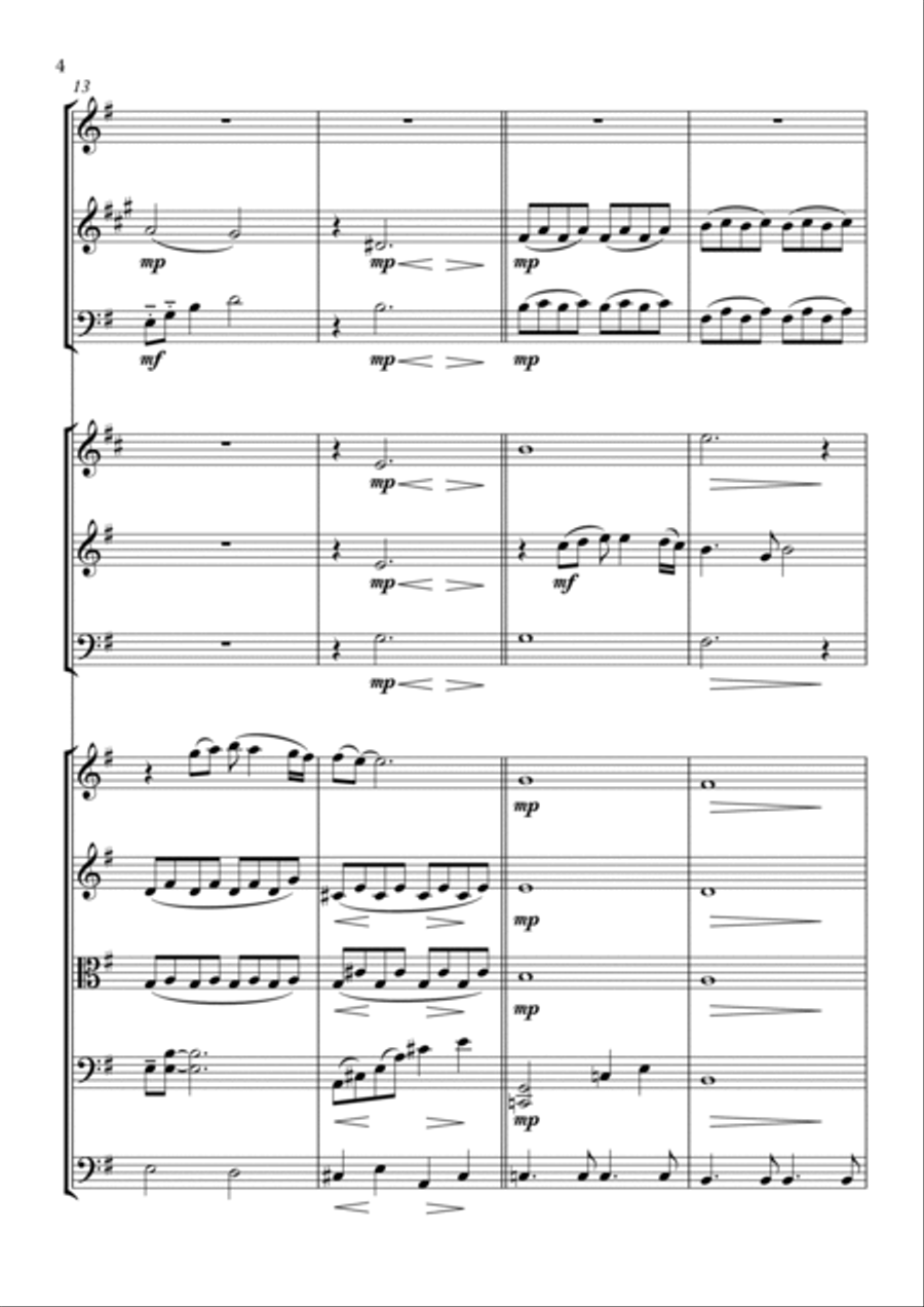 Always On My Mind Always On My Mind Chamber Orchestra scores gallery preview page 4