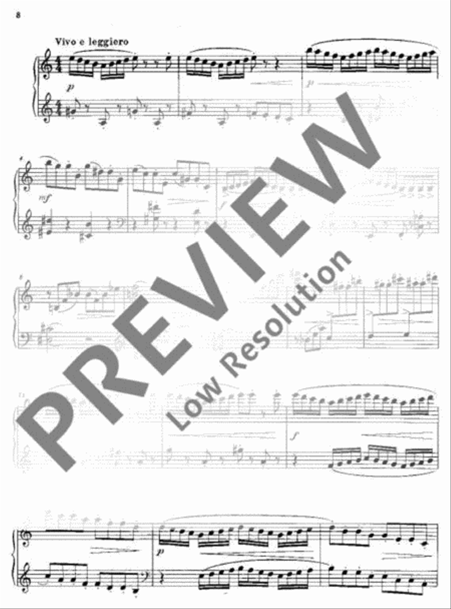 Two Sonatinas, op. 58 Piano Solo scores gallery preview page 9