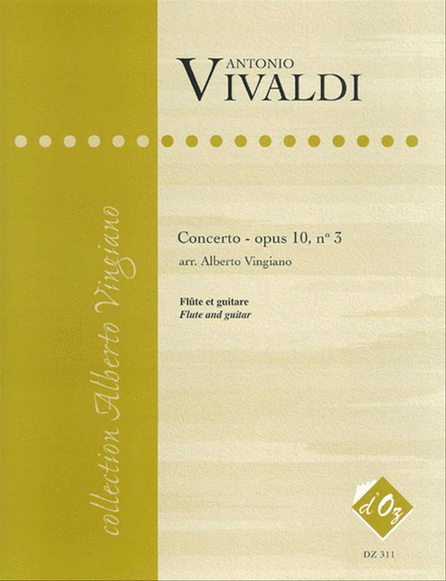 Concerto opus 10, no 3 Concerto opus 10, no 3 Flute scores gallery preview page 1