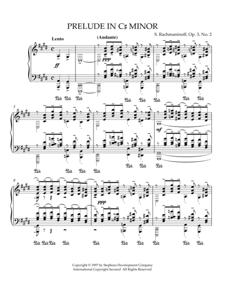 Prelude in C# Minor, Op. 3, No. 2