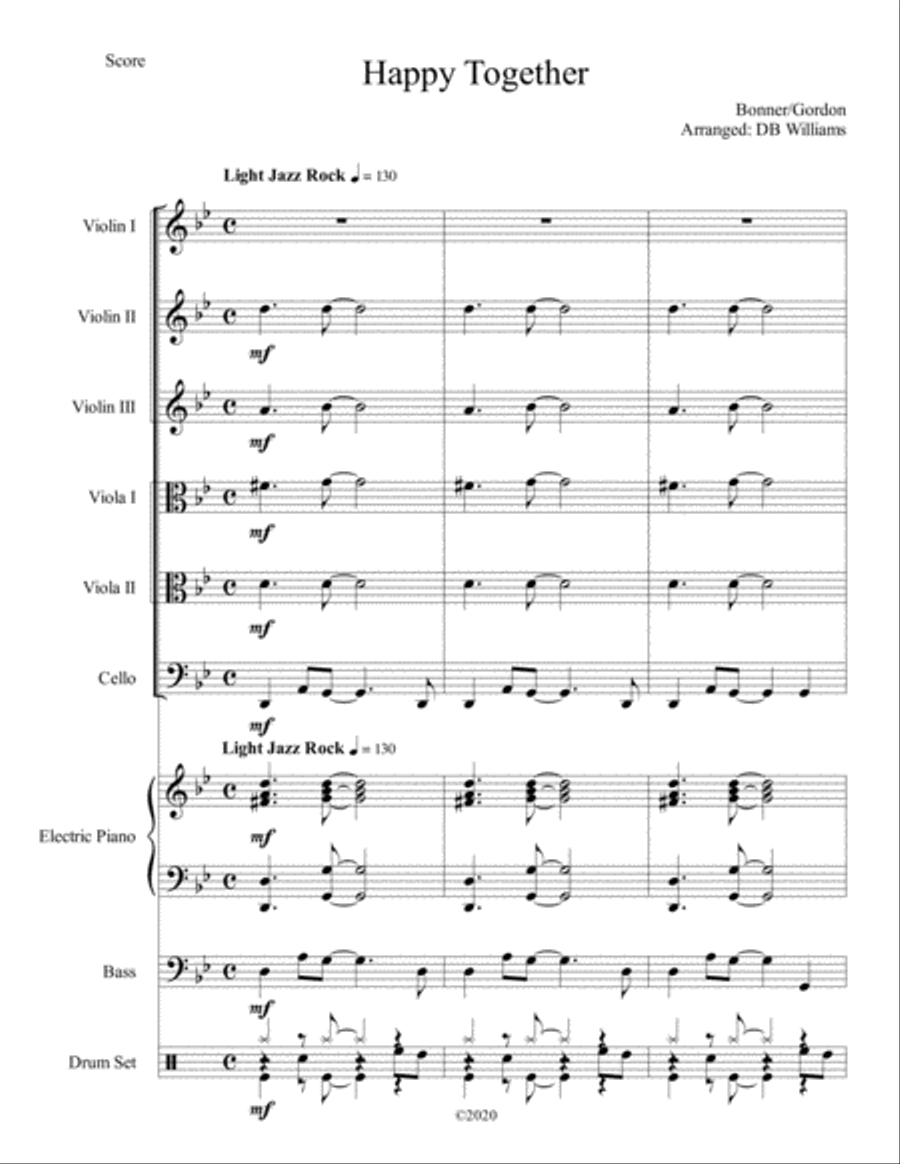Happy Together Set of Parts scores gallery preview page 1