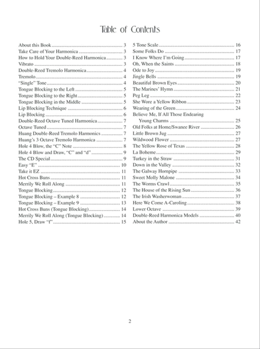 Tremolo and Octave Harmonica Method Harmonica scores gallery preview page 3