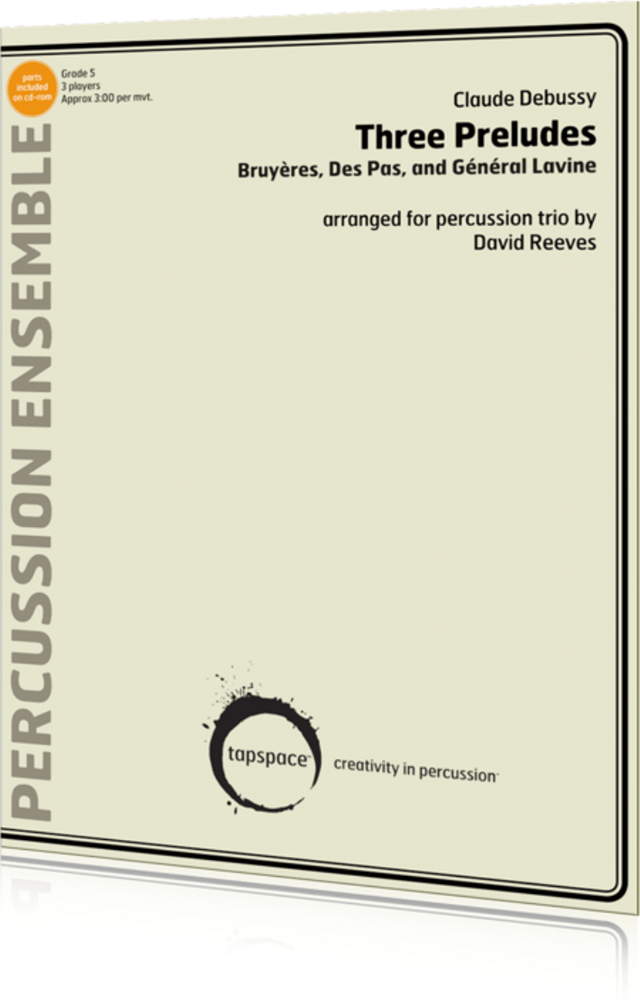 Three Preludes Percussion Ensemble scores gallery preview page 1