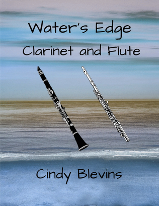 Book cover for Water's Edge, for Flute and Clarinet