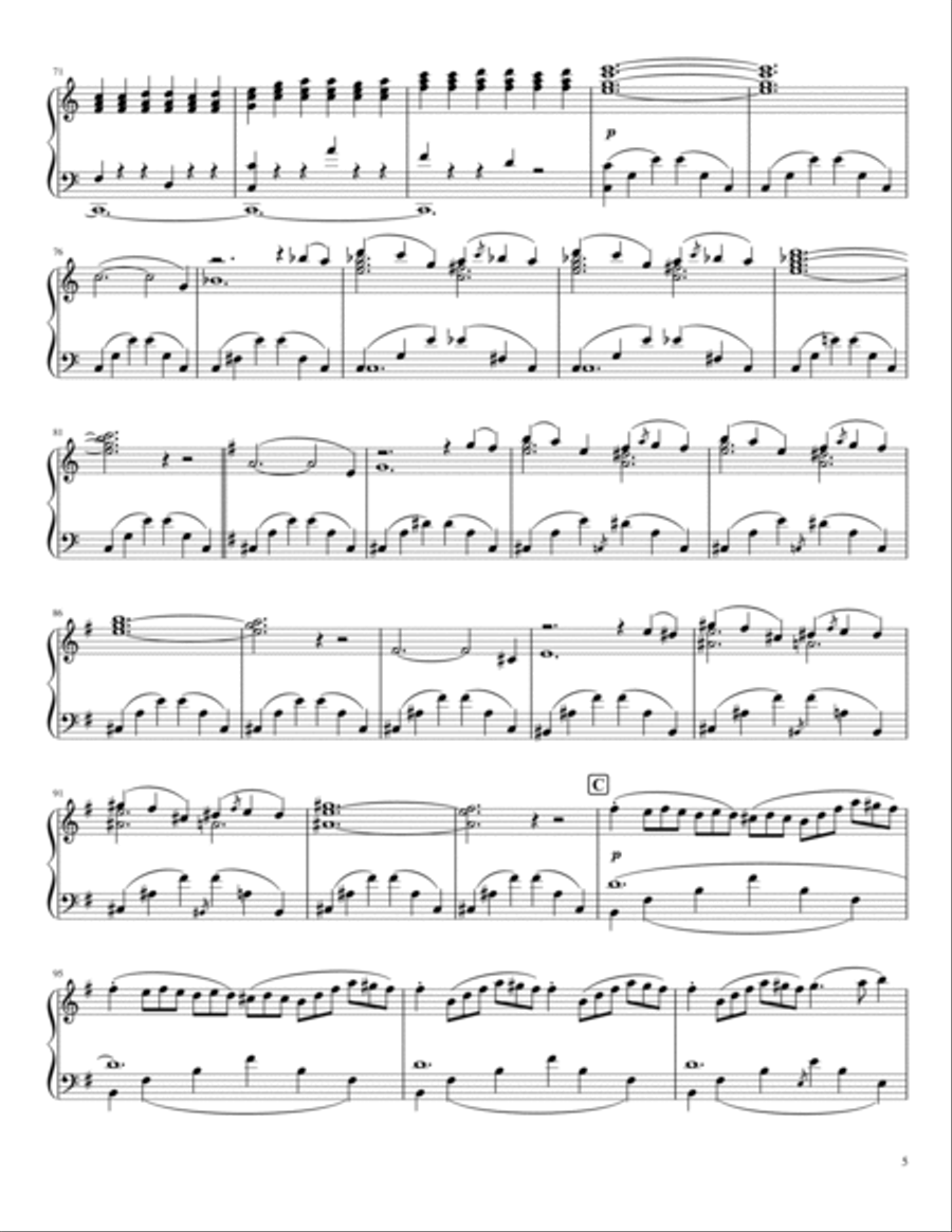 Nikolai Rimsky-Korsakov, Op.35 Scheherazade Suite Symphonique Part I - For Piano Solo Original Piano Solo scores gallery preview page 5