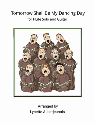 Book cover for Tomorrow Shall Be My Dancing Day - Flute Solo with Guitar Chords