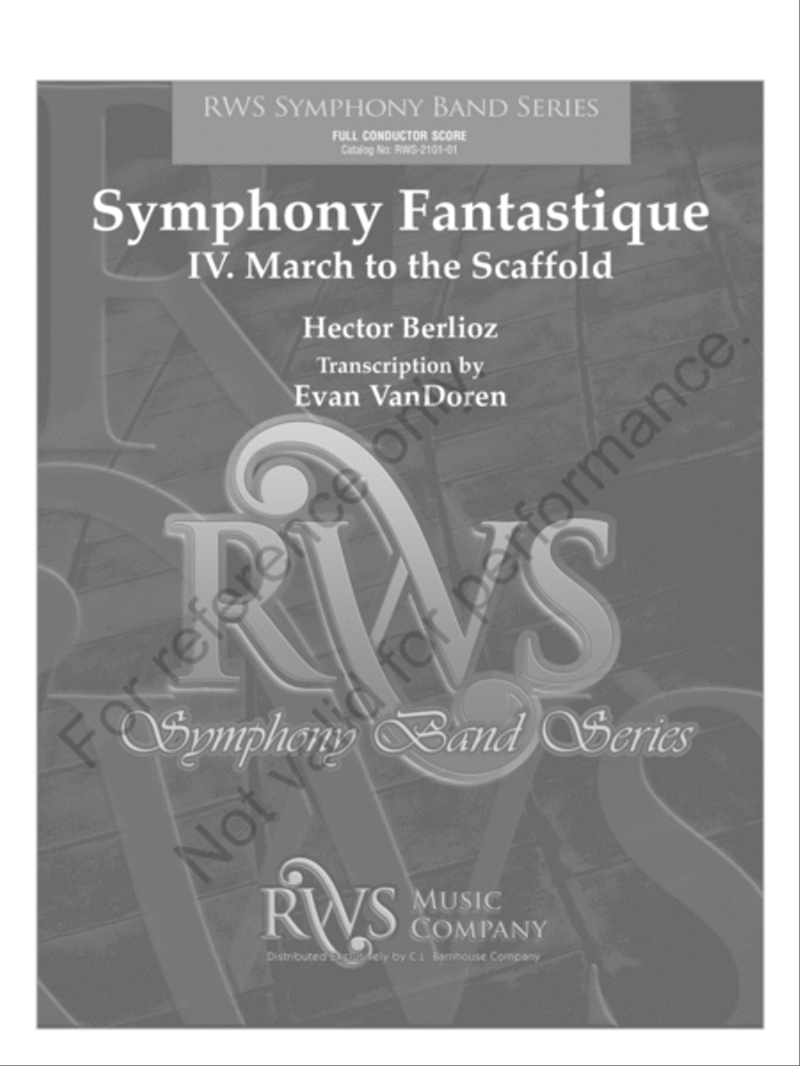 Symphony Fantastique Concert Band scores gallery preview page 2