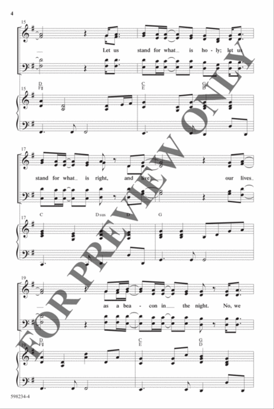 Let the Church Arise - Anthem Choir scores gallery preview page 4