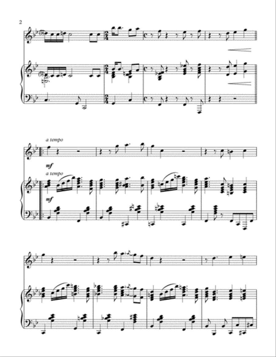 I Left My Heart In San Francisco Flute Solo scores gallery preview page 3
