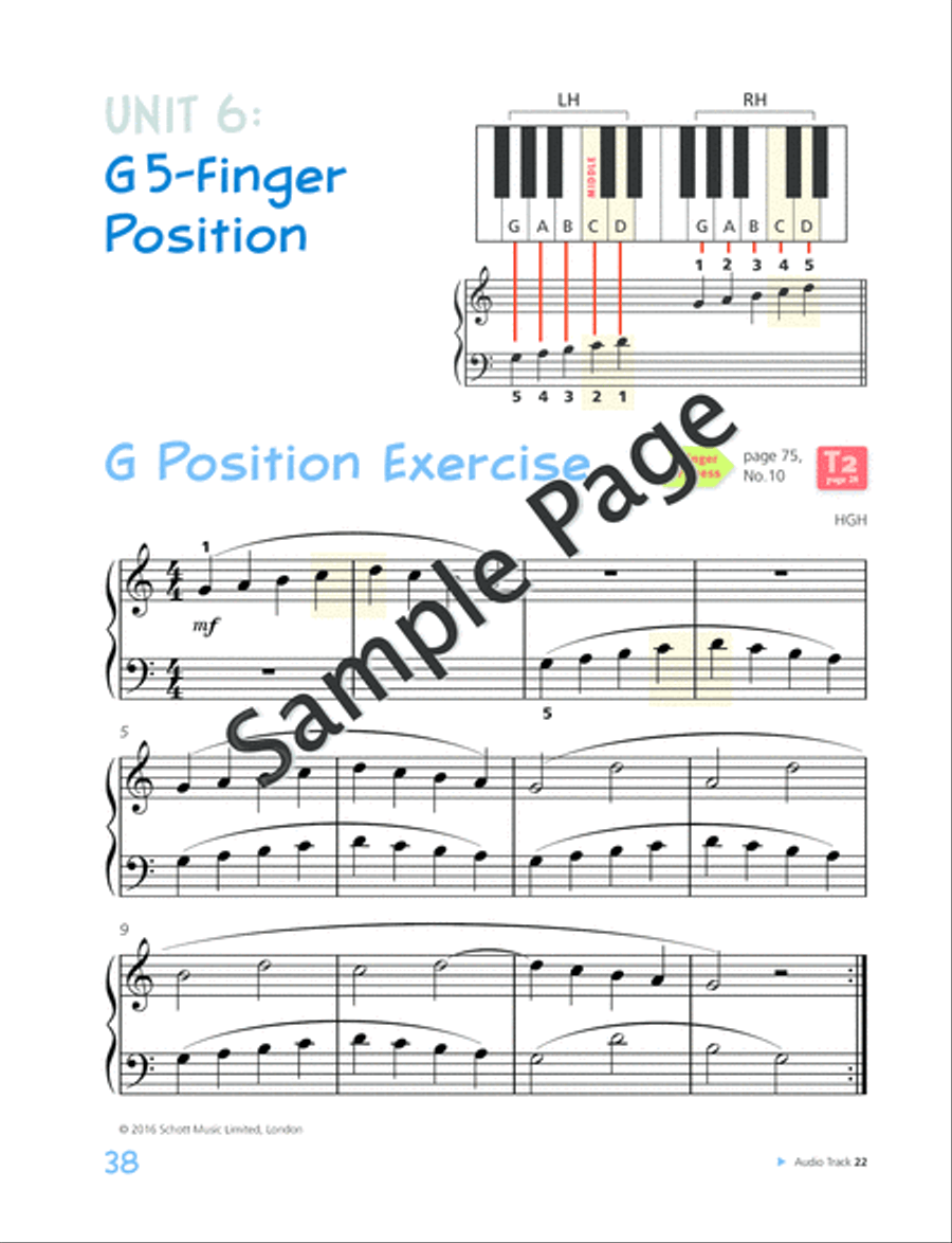 Piano Junior: Lesson Book 2 Piano Method scores gallery preview page 39