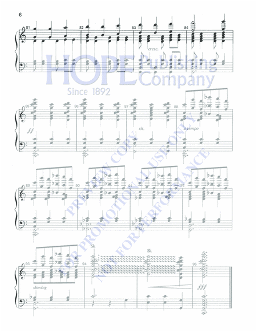 O Worship the King O Worship the King 5-Octaves scores gallery preview page 6