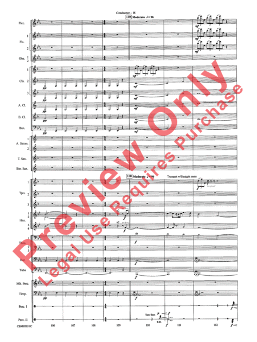 Band of Brothers, Symphonic Suite from Concert Band scores gallery preview page 19