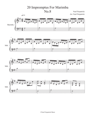 Impromptu No.8 For Marimba