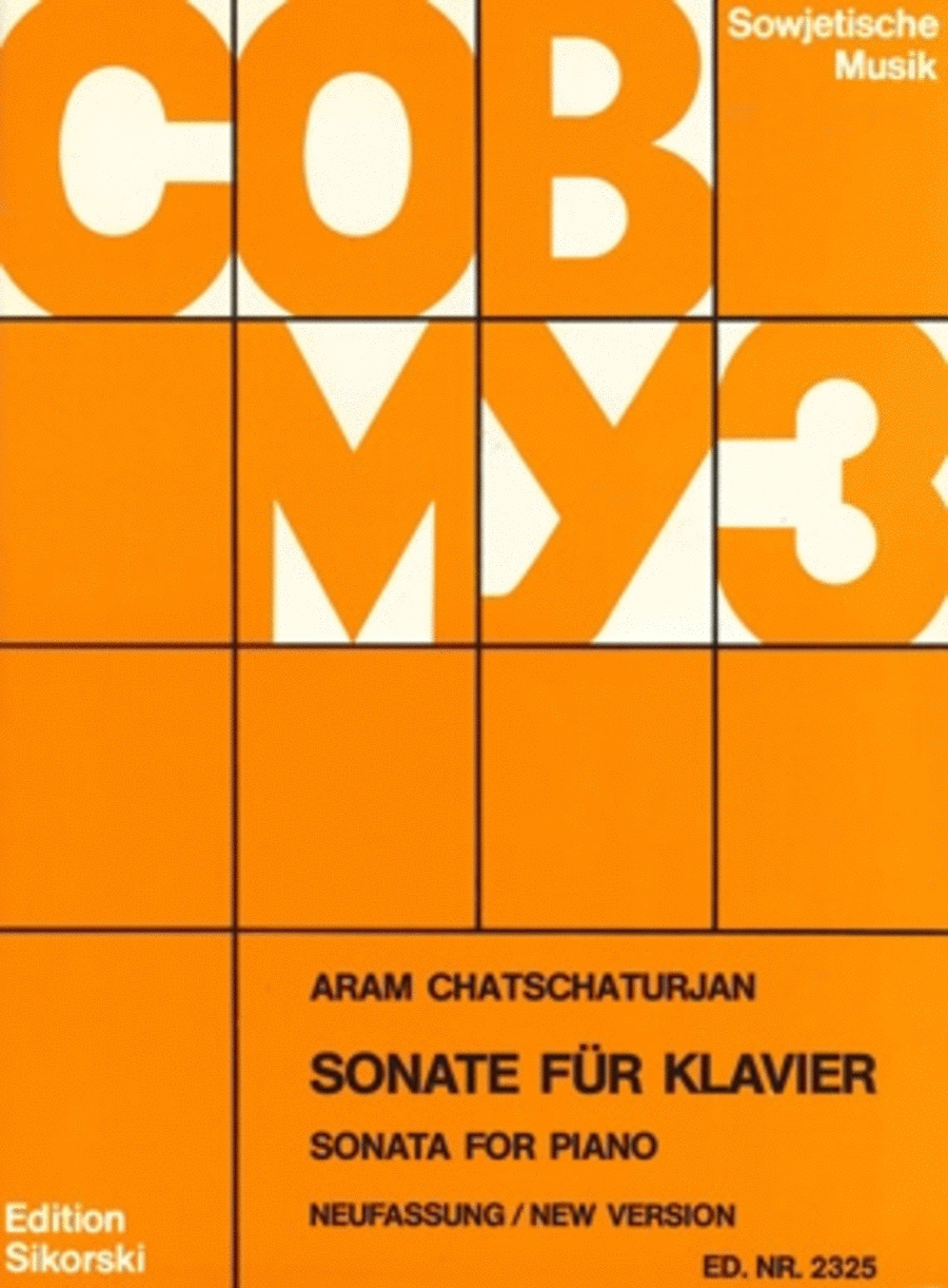 Sonata (1961) Piano Solo scores gallery preview page 1