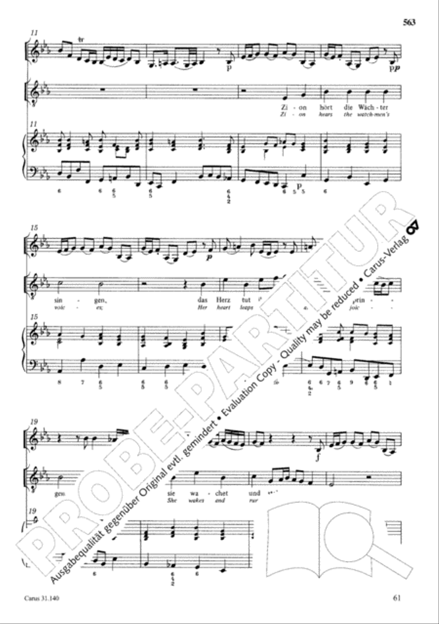 The Complete Sacred Vocal Works (Das geistliche Vokalwerk) Voice scores gallery preview page 564