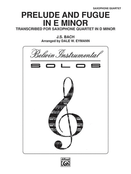 Johann Sebastian Bach: Prelude and Fugue in E Minor (Transposed to F Minor)