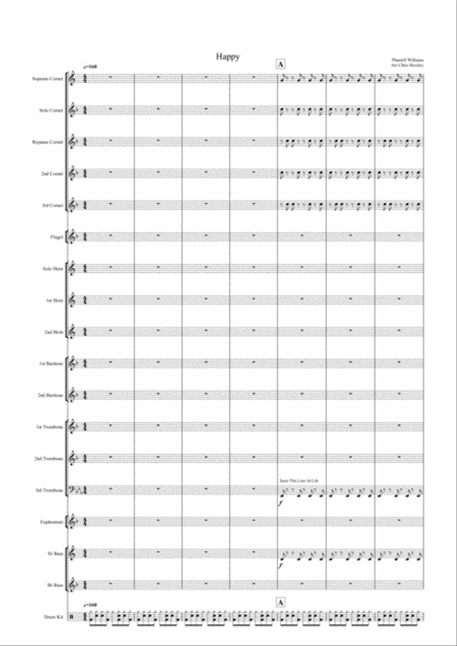 Happy Brass Ensemble scores gallery preview page 1