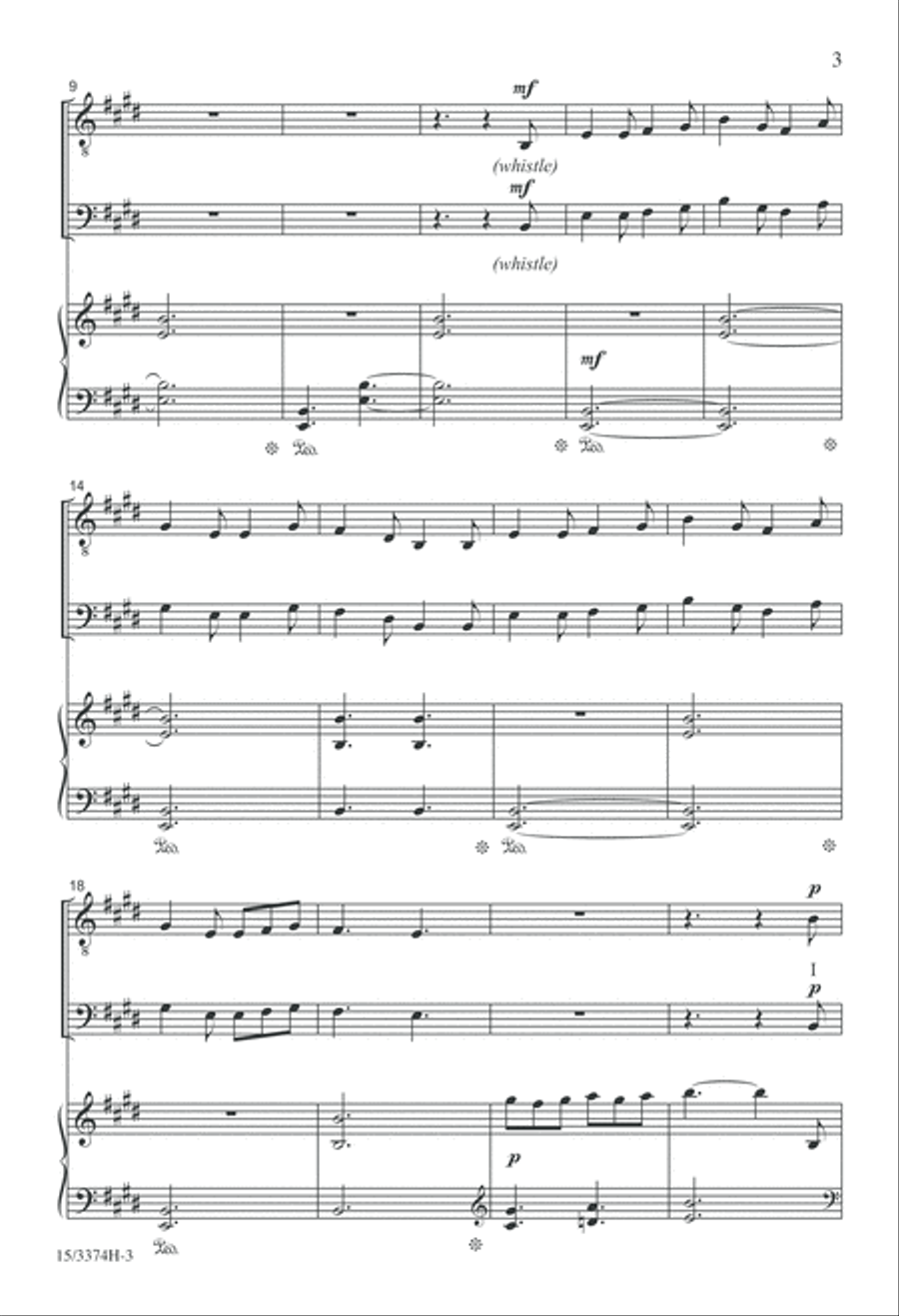 I Saw Three Ships I Saw Three Ships 3-Part scores gallery preview page 3