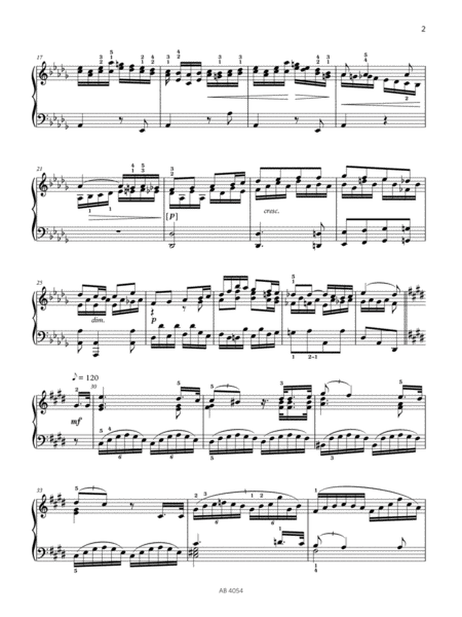 Étude in D flat (Grade 8, list B2, from the ABRSM Piano Syllabus 2023 & 2024)