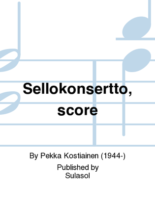 Sellokonsertto, score