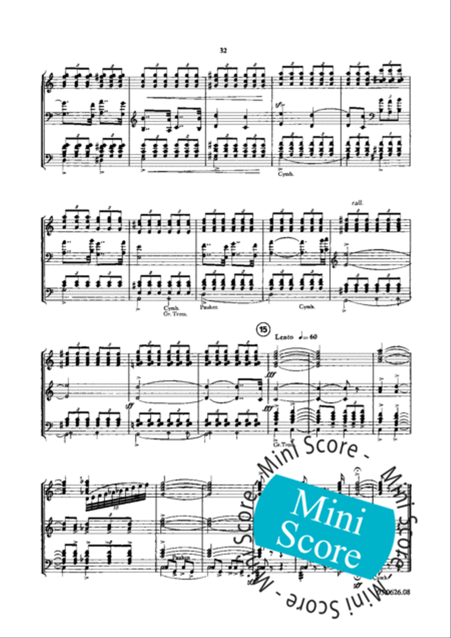 London Suite Concert Band scores gallery preview page 36
