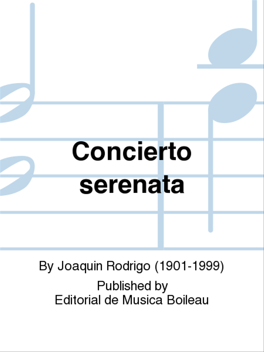 Concierto serenata Harp scores gallery preview page 1