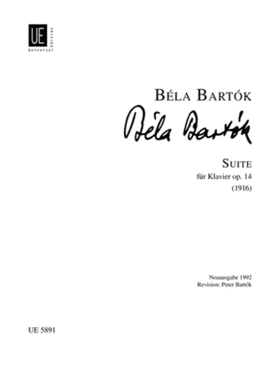 Book cover for Suite, Op. 14, Pf