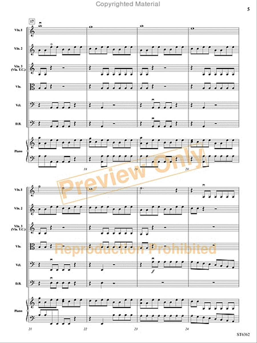 Electric Sinfonia String Orchestra scores gallery preview page 6
