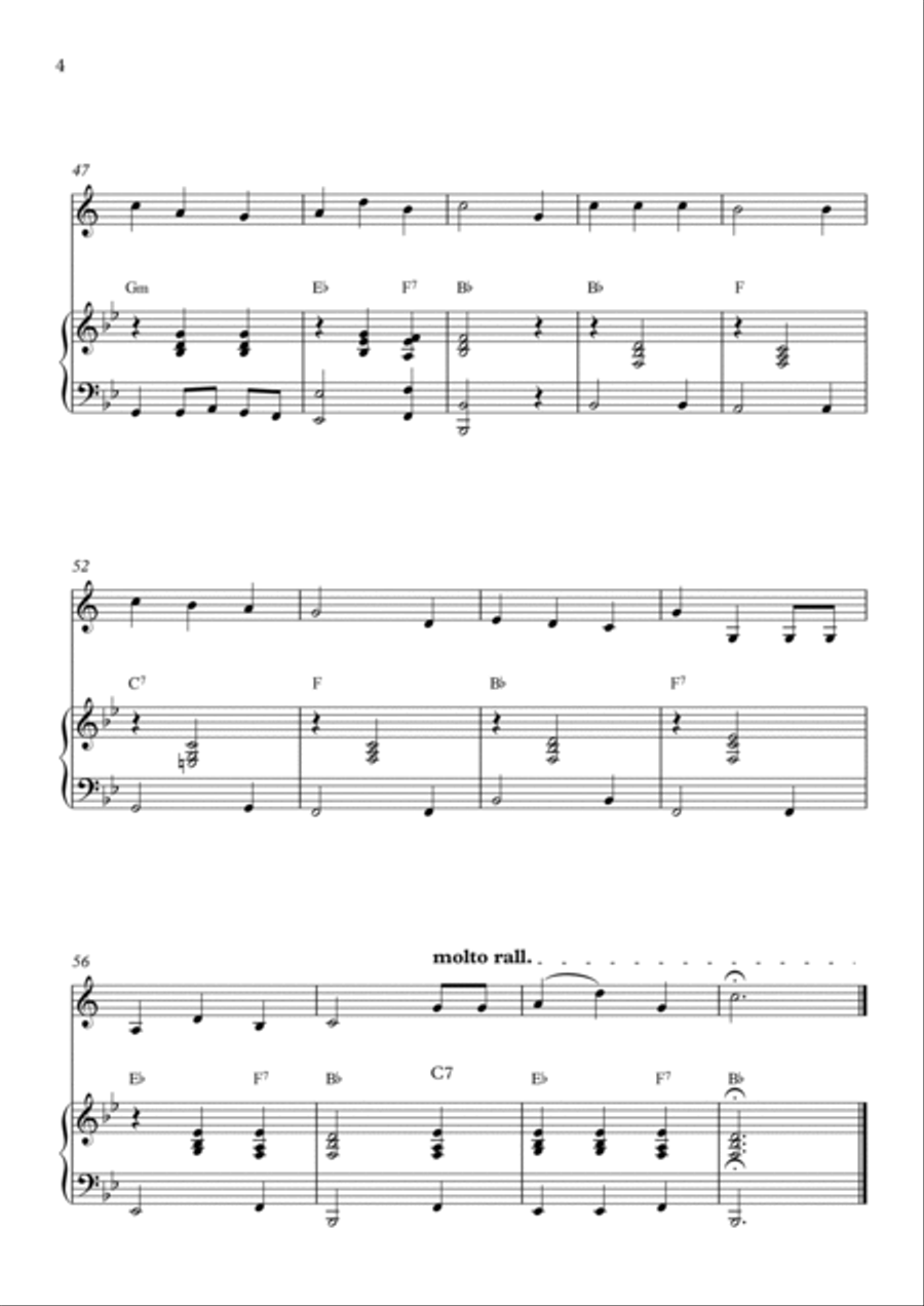 We Wish You a Merry Christmas Chamber Music scores gallery preview page 4