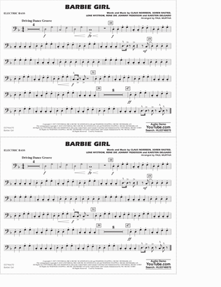 Barbie Girl (arr. Paul Murtha) - Electric Bass