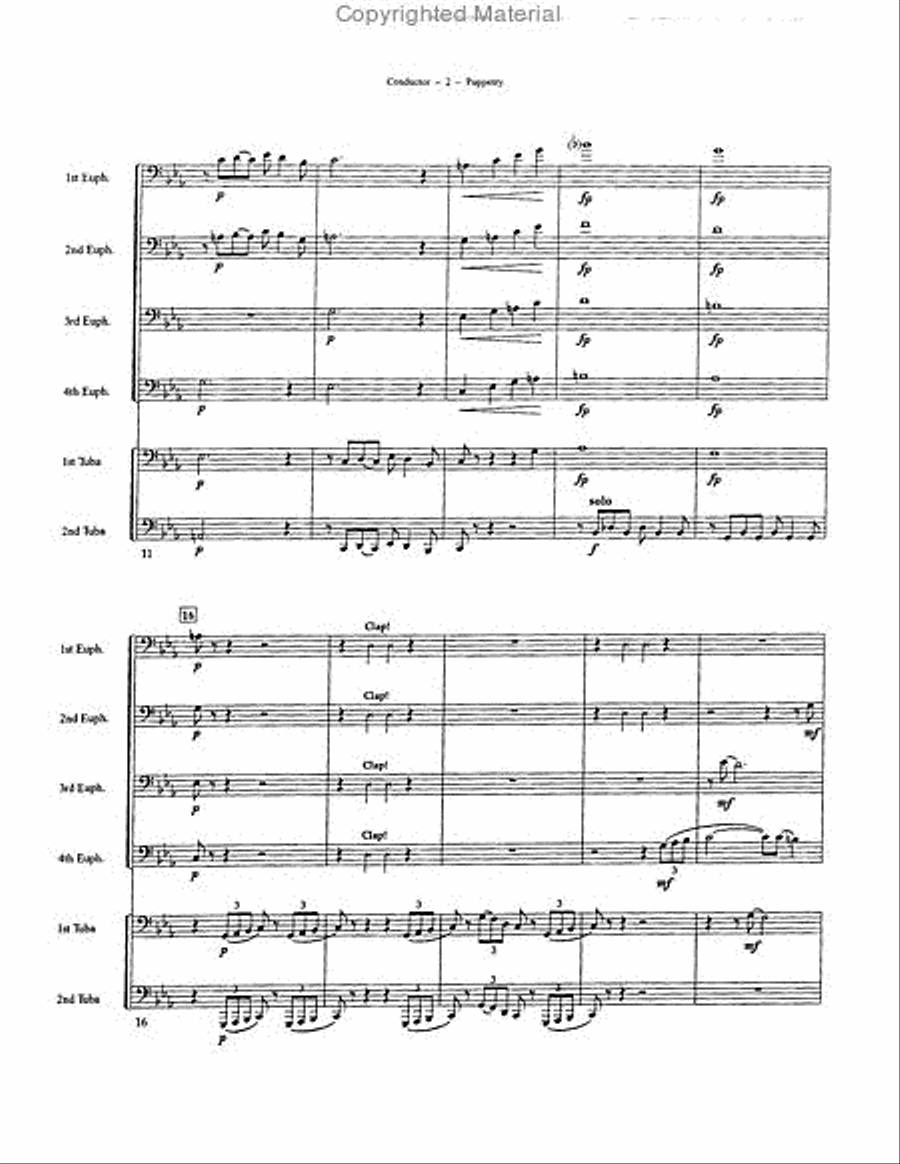 Puppetry Large Ensemble scores gallery preview page 3