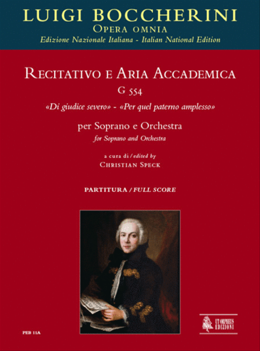Recitativo e Aria accademica G 554 