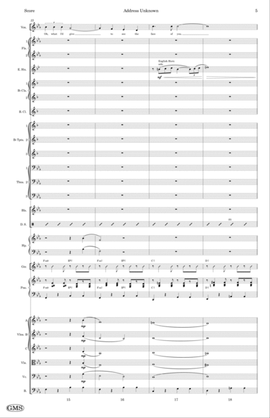Address Unknown Address Unknown Full Orchestra scores gallery preview page 5