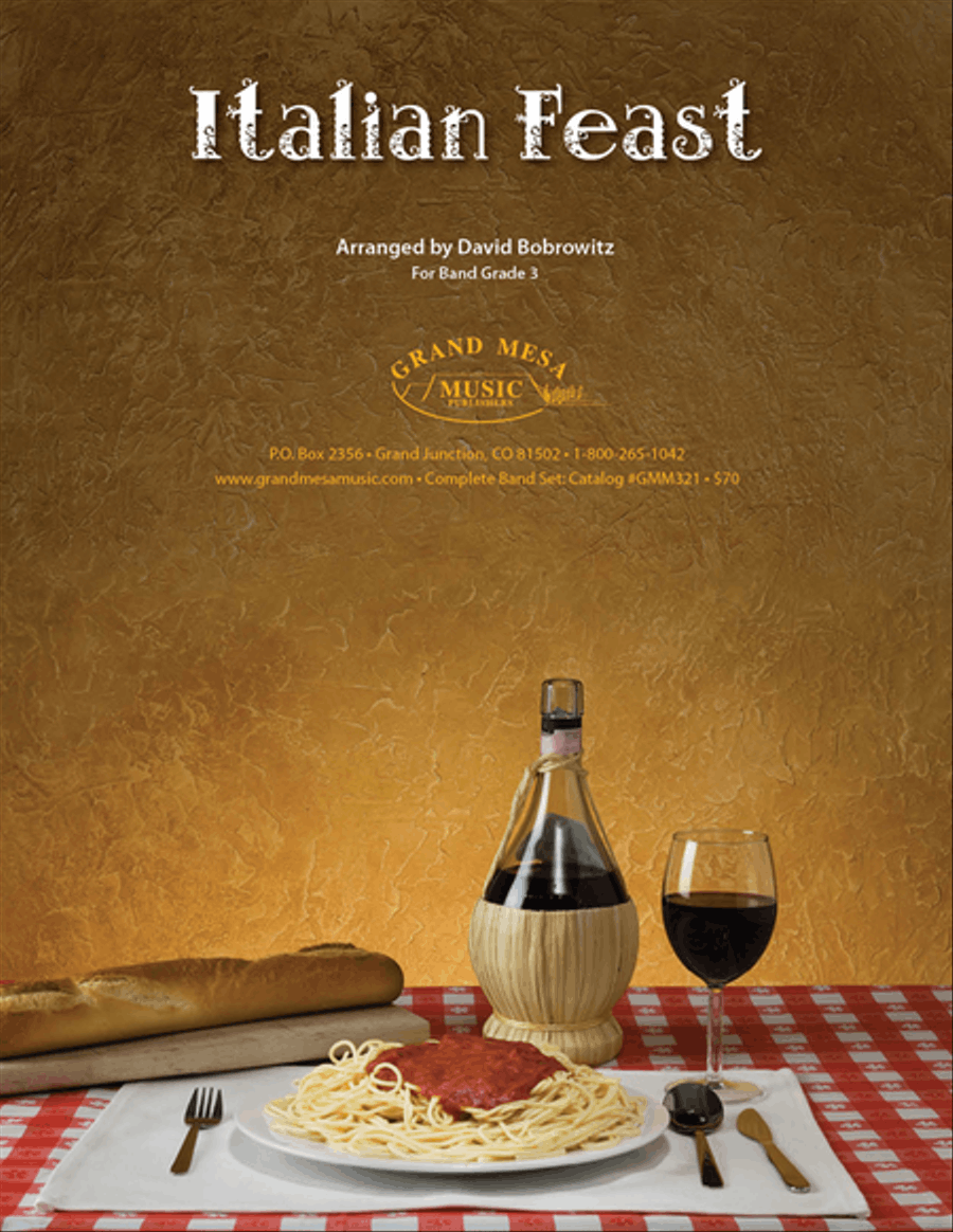 Italian Feast Italian Feast Concert Band scores gallery preview page 1